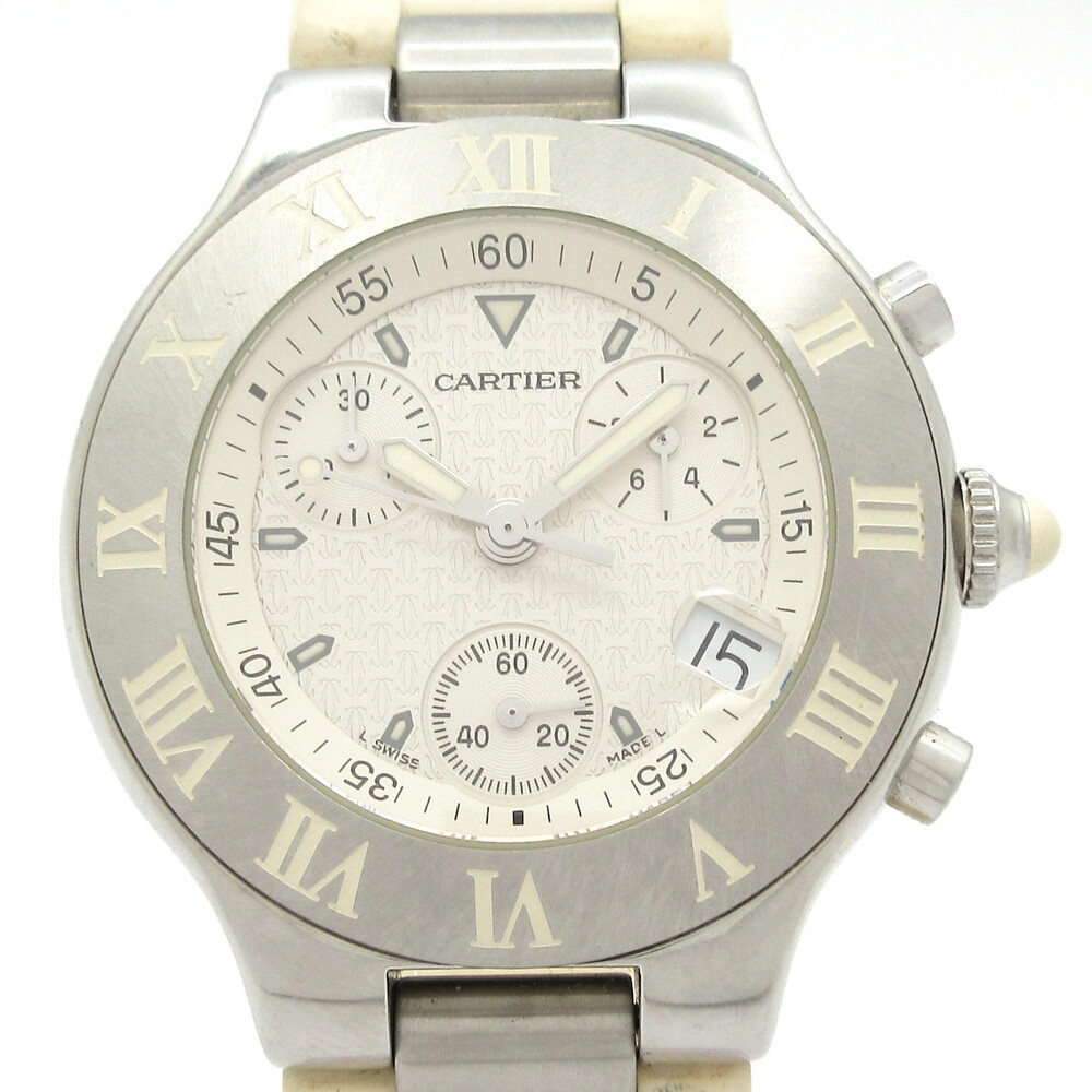 Cartier Must 21 Chronoscuff Lm #360649C17B
